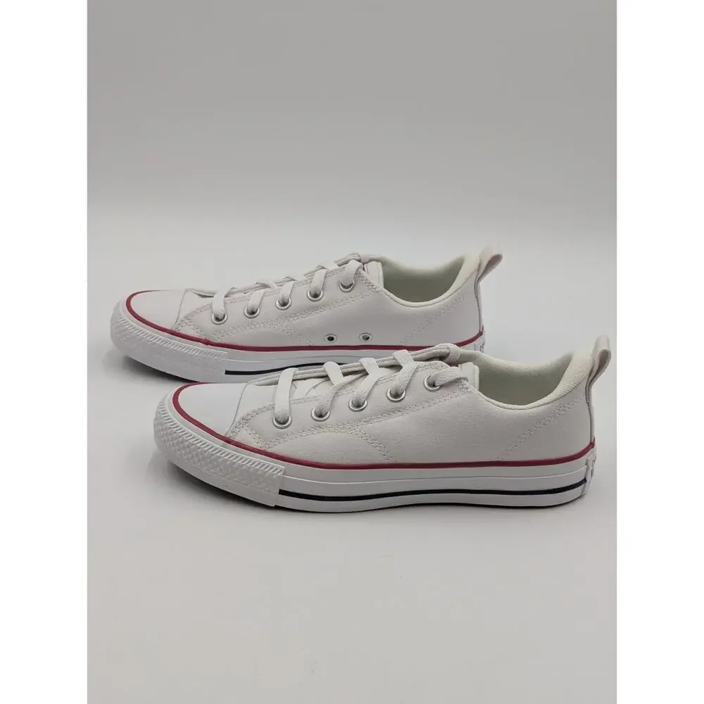 Converse Big Kid Size 4 Chuck Taylor All Star Malden Street OX Shoes White